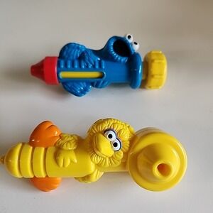 Sesame Street  Doctor Kit BIG BIRD Cookie Monster Otoscope Vintage 1998‎